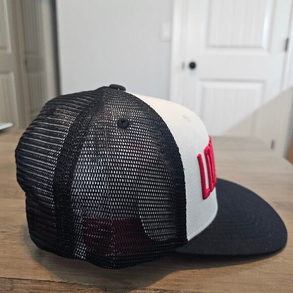 Louisville Cardinals Snapback Trucker Hat Cap Black 3D Script Embroidered TOW - Picture 4 of 9